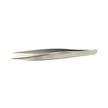 Pince à écharde inox satinée 9 cm – Épilation précision – ESTHE’pro Diffusion France