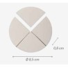 EPONGE LATEX TRIANGLE 4 MORCEAUX | ESTHE'pro Diffusion