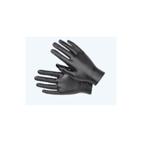 Gants nitrile noirs non poudrés M