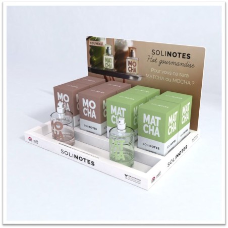 Présentoir Solinotes Mocha & Matcha 50 ml | ESTHE PRO DIFFUSION