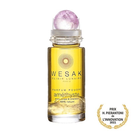 ELIXIR LUNAIRE Améthyste Parfum Poudré Roll-on | ESTHE PRO DIFFUSION