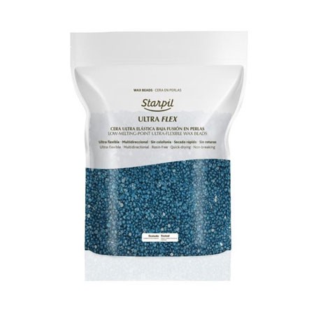 Cire ultraflex starpil pastilles bleue texture cristalline