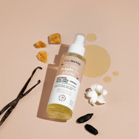 SOLINOTES Huile Sèche Tonka 100 ml - Peau & cheveux | ESTHE PRO DIFFUSION