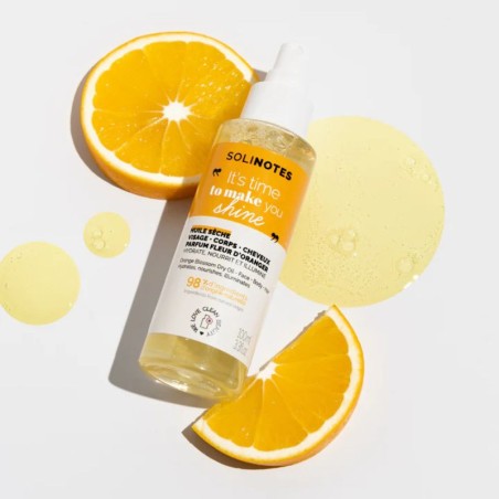 SOLINOTES Huile Sèche Fleur d'Oranger 100 ml - Peau & cheveux | ESTHE PRO DIFFUSION