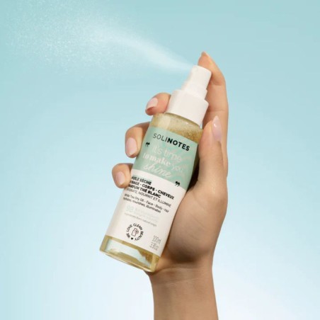SOLINOTES Huile Sèche Thé Blanc 100 ml - Peau & cheveux | ESTHE PRO DIFFUSION