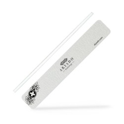 Lime Zebra Carré 100/180 pour Ongles Professionnelle | ESTHE PRO DIFFUSION