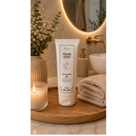 Peeling Visage Lait de Chèvre Bio & Nacre | ESTHE PRO DIFFUSION