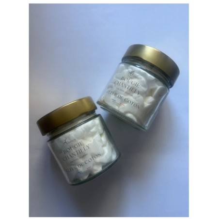 Bougie Chantilly Fleur de Coton200 g | ESTHE PRO DIFFUSION