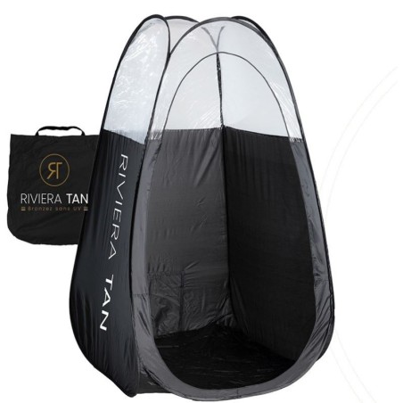 Cabine de Tanning Pliable Noire | ESTHE PRO DIFFUSION